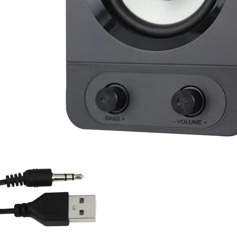 Esperanza EGS107 Skaļruņi 2.1 USB LED 5 W Melns
