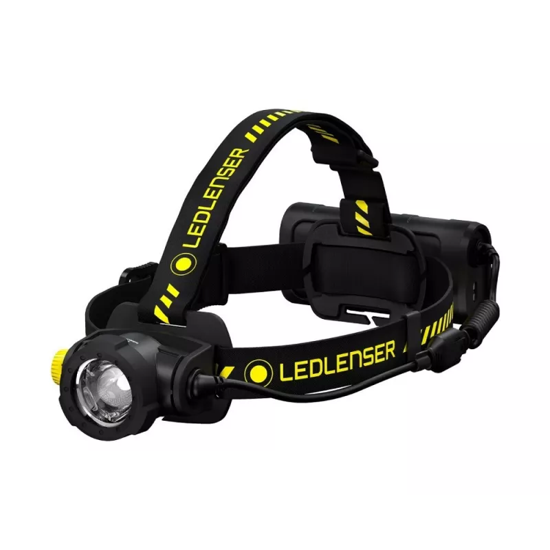 Galvas lukturītis Led Lenser H15R Work Melns dzeltena