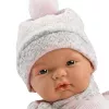 Llorens lelle Raudošā lelle 38938 Izgatavota no rozēm, 38 cm dzīvīga mazuļa lelle