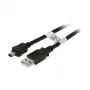 Efb K5251SW.1,8 USB kabelis melns