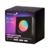 Viedā galda lampa Yeelight Cube — daudzkrāsu, Wi-Fi/Bluetooth, 2,4 GHz, Bluetooth 5.0, maiņstrāva 100–240 V, 1,5 m kabelis, melna