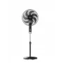 Grīdas lāpstiņu ventilators Midea FS40-23MT — 3 ātrumi, taimeris 2 h, 50 W, 220–240 V, balts, 1300 mm augstums