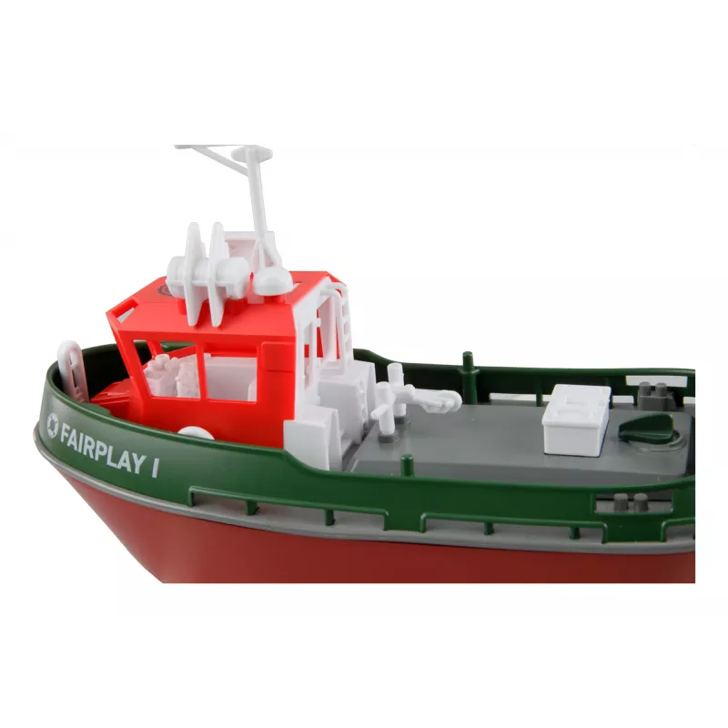 Radio vadāma laiva Amewi Fairplay I 1:72 RTR, zaļa, 2,4 GHz