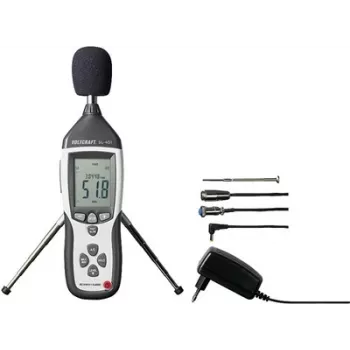 Voltcraft SL-451 skaņas līmeņa mērītājs, trokšņa mērītājs 31,5 Hz - 8 kHz (SL-451)