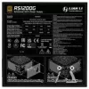 Barošanas bloks Lian Li RS1200G 1200 W 20+4 pin ATX 80 PLUS Gold melns