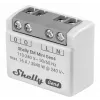 Viedais relejs Shelly Relay EM Mini Gen4 1 kanāla Wi‑Fi Matter Zigbee Bluetooth 8A, 110–240V, enerģijas skaitītājs