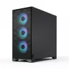 PC Case Fractal Design Pop 2 Air Melns TG RGB Midi Tower — ATX/Micro-ATX/Mini-ITX, 3x120mm priekšā, 1x120mm aizmugurē, 2.5 collu+3.5 collu nodalījumi