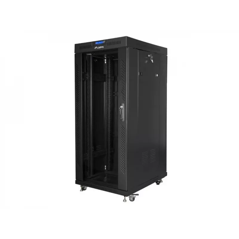 Brīvstāvoša statīva skapis Lanberg FF01-8822-12BL 22U Melns 800 kg