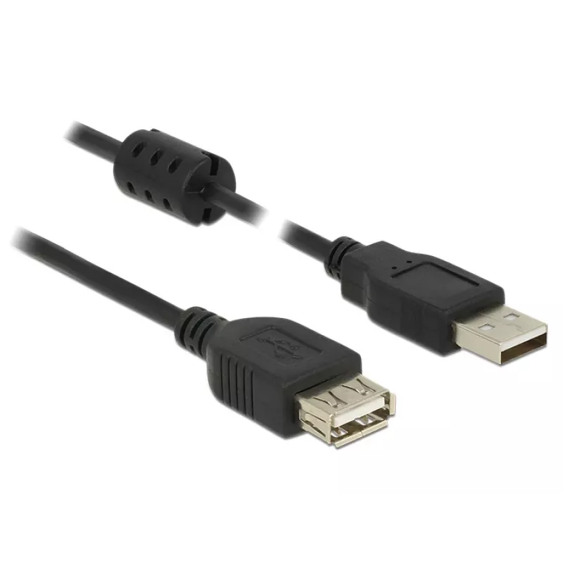 USB kabelis DeLOCK 84884 USB 2.0 1,5 m melns