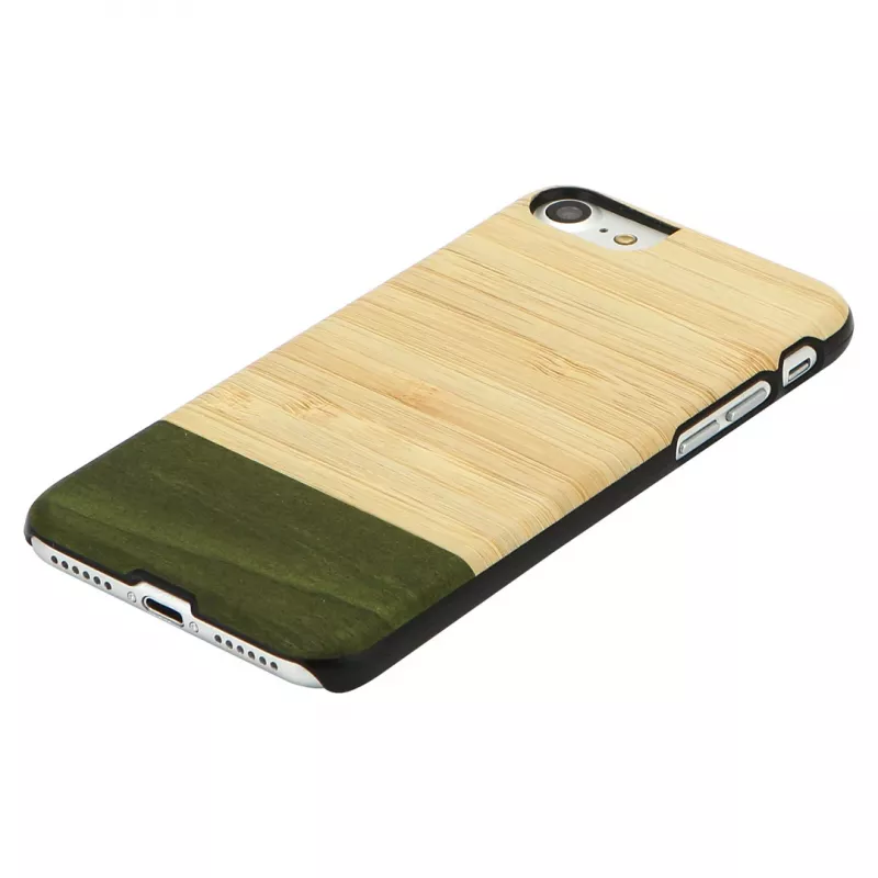 Telefona maciņš man and wood iPhone 7/8 — bambusa meža melns