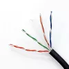 Ethernet ielāpu vads QOLTEC CAT6 UTP, 50 m, melns
