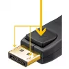DisplayPort kabelis Goobay 74779 3 m Melns G-Sync FreeSync