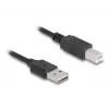 USB kabelis DeLOCK 90130 USB 2.0 0,8 m melns