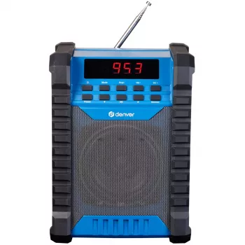 Denver WRB-60 FM raidītājs Bluetooth zils, pelēks