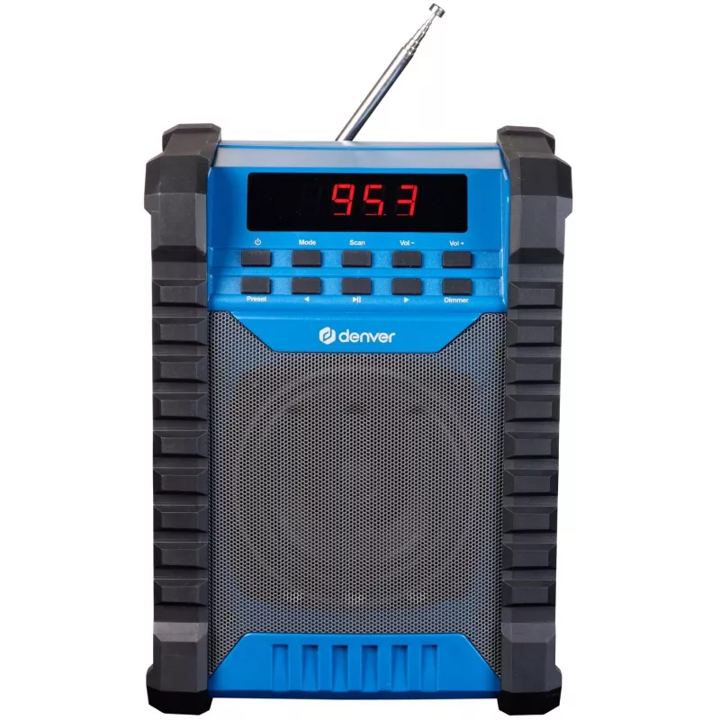 Denver WRB-60 FM raidītājs Bluetooth zils, pelēks