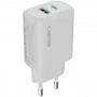 CANYON lādētājs OnCharge 250 25W 1xPD 1xQC EU Balts