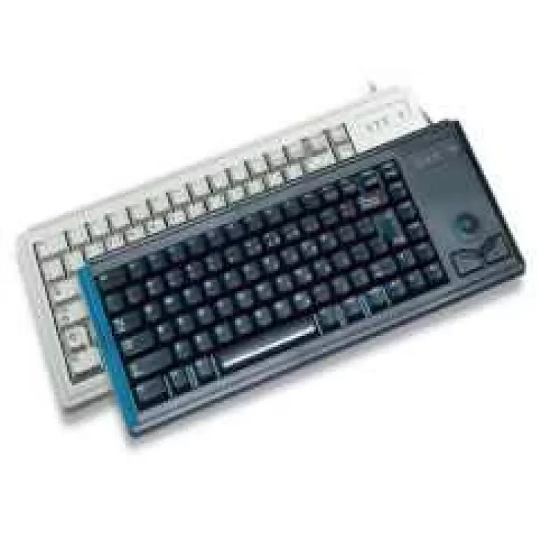 CHERRY TAS G84-4400 vadu tastatūra ar trackball, ASV izkārtojums, gaiši pelēka, USB