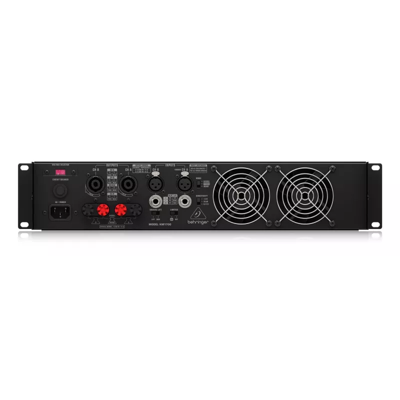 Behringer KM1700 audio pastiprinātājs Izrādēm/skatuvei Melns