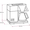 Aromaboy II 1015-02 filtru kafijas automāts melns