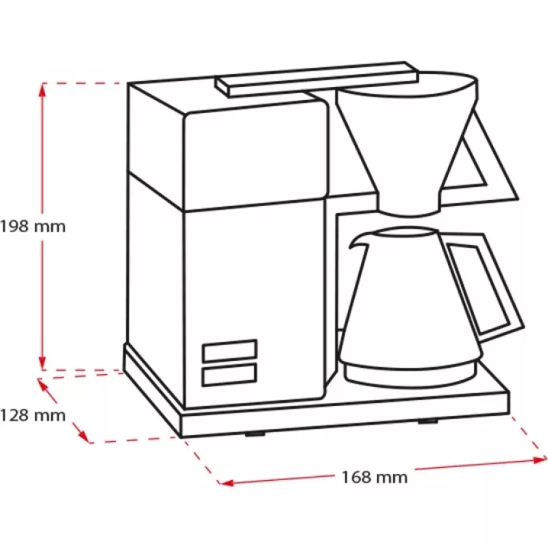 Aromaboy II 1015-02 filtru kafijas automāts melns