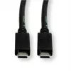ROLINE USB3.2Gen2 kabelis PD 20V5A Type C-C ST/ST 0.5m - kabelis - Digitāls/Dati - 0,5 m (11.99.9057)