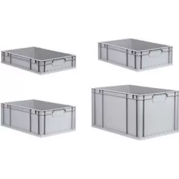 Uzglabāšanas kaste allit ProfiPlus 40,0 x 60,0 x 17,0 cm pelēka, plastmasas organizators