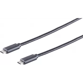 USB kabelis S/CONN 77140-2.0 USB 3.2 Gen 1 2m melns