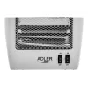 Adler | Sildītājs | AD 7709 | Halogēna sildītājs | 800 W | Jaudas līmeņu skaits 2 | Balts