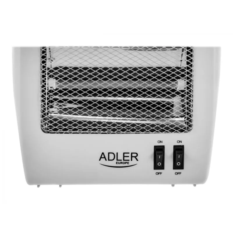 Adler | Sildītājs | AD 7709 | Halogēna sildītājs | 800 W | Jaudas līmeņu skaits 2 | Balts