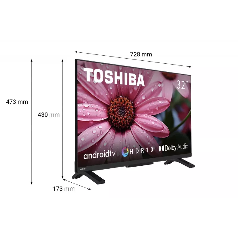 TV Toshiba 32WA2363DG 32 collas HD DLED 1366 x 768