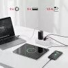 Strāvas sadalītājs MACLEAN MCE387 W — 2 rozetes, 3×USB A, 110–240V, 2500W, 1,5 m kabelis, balts