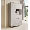Uzglabāšanas skapis cama meble ALMA 90x41.5xH170 cm kašmira krāsā — stāvošs pie sienas