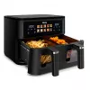 Karstā gaisa fritieris Tristar FR-9075 Double 9 L, 2500 W, skārienvadība, LCD, melns, 60 °C min