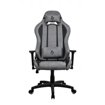 Spēļu krēsls Arozzi Torretta SuperSoft Antracīts — ergonomisks dizains, regulējami roku balsti, noliecama atzveltne