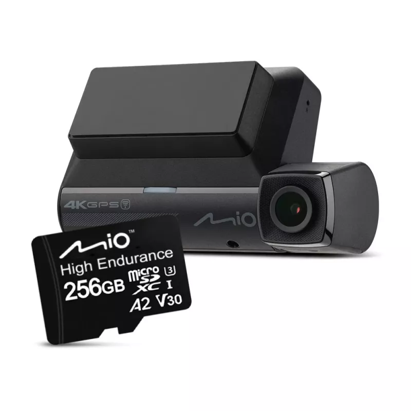 MicroSDXC atmiņas karte MIO High Endurance 256 GB UHS‑I nepārtrauktai ierakstīšanai un izmantošanai ārpus telpām