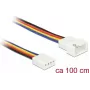 Iekšējais strāvas kabelis DeLOCK 85364 1 m 4-pin PWM
