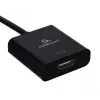 USB Type-C uz HDMI adapteris Gembird A-CM-HDMIF-03, USB 2.0/3.2 Gen2, 3840×2160@30Hz, melns