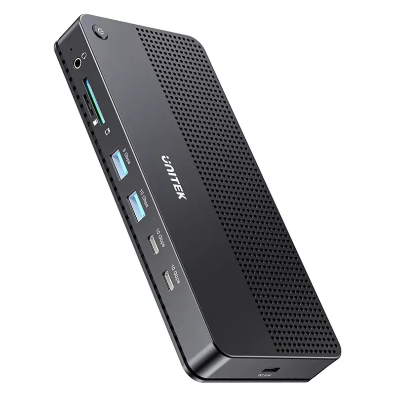 Dokstacija UNITEK D1104A01 USB4 vadu 100W strāvas padeve