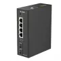 D-Link 6 portu gigabitu rūpnieciskais PoE+ nevadāmais komutators ar 2 SFP portiem