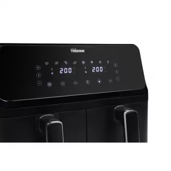 Tristar FR-9026 fritieris Double 8 L Brīvstāvošs 2700 W Karstā gaisa fritieris Melns