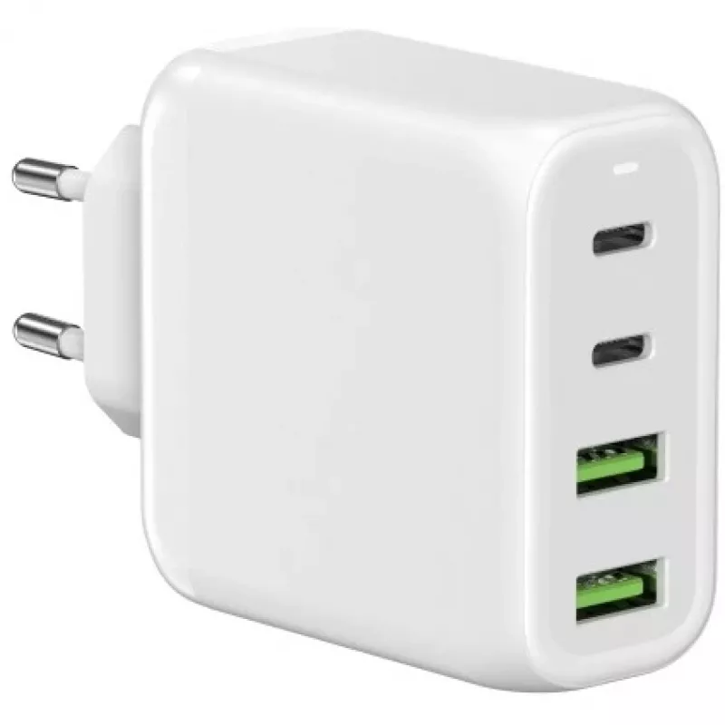 Strāvas adapteris ALLNET PSU-GaNPD-USB-2A2C-68W 68W, 2× USB-A, 2× USB-C (GaN)