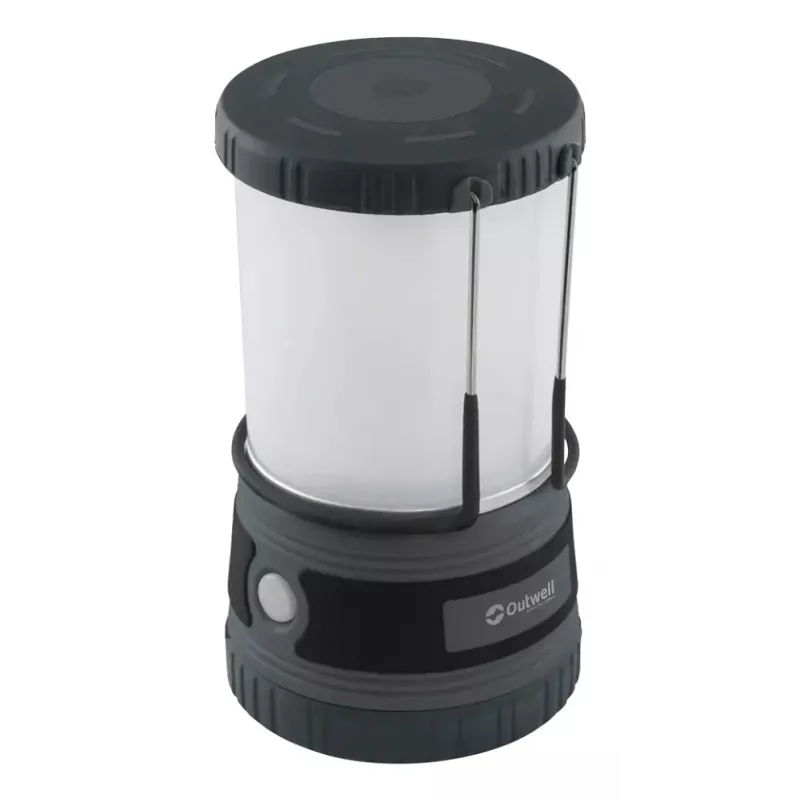 Ar USB uzlādējams kempinga lukturis Outwell Carnelian DC 1000, LED 1000 lm, 2700 K, Li‑Ion, ABS/Alumīnijs, 115×115×200 mm
