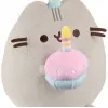 Plīša rotaļlieta Pusheen by Pusheen — 24 cm ar dzimšanas dienas cepuri un kūku