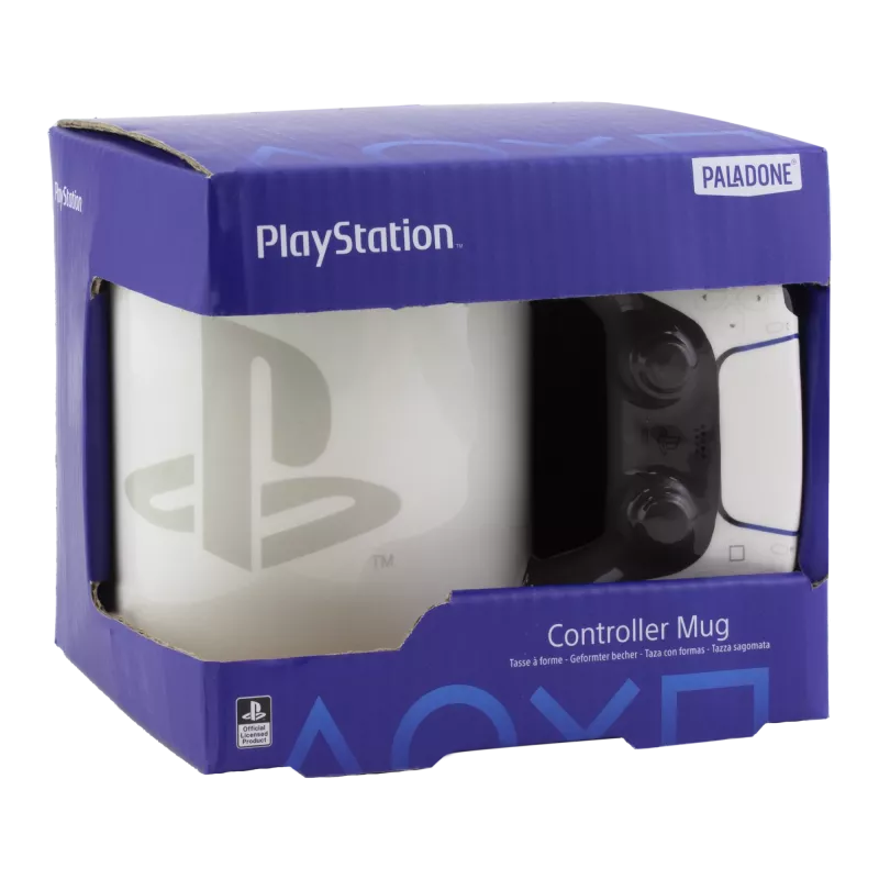 Krūze Paladone PlayStation formas PS5 balta 0,48 L viena gabala
