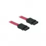 SATA kabelis DeLOCK 84208 0,5 m sarkans