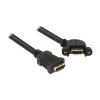 HDMI kabelis DeLOCK 0,25m 2xHDMI