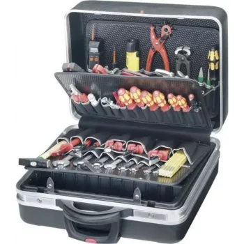 Instrumentu kaste Parat CLASSIC KINGSIZE ROLL — lielas ietilpības ritošā instrumentu soma, melna