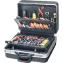 Instrumentu kaste Parat CLASSIC KINGSIZE ROLL — lielas ietilpības ritošā instrumentu soma, melna