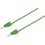 VOLTCRAFT Testa vads [Spraudnis 4 mm - Spraudnis 4 mm] 1,5 m Zaļš MSB-300 (MSB-300-1.5-GR)