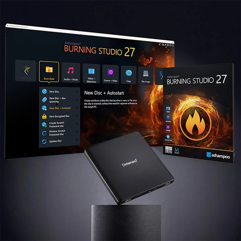 Dvd RW USB3.2 EXT/Melns 5401500 Intenso